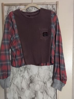 Custom Boho Vans Crop Top One Of One Size Small Oversized.